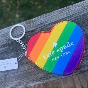 Kate Spade Multicolor Heart Bag Charm